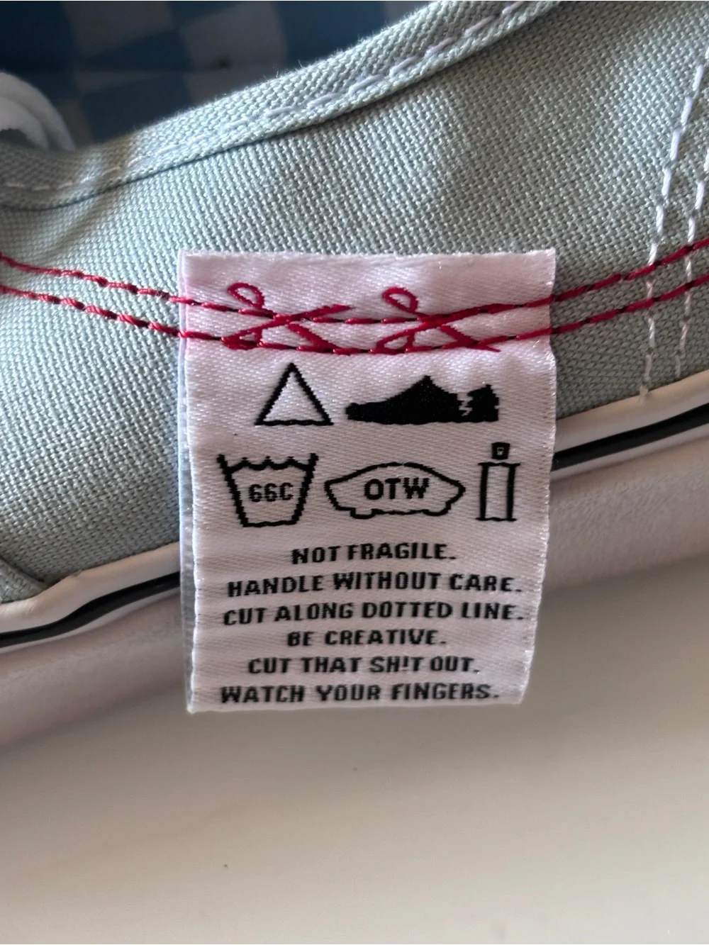 Vans DIY Authentic Sneaker in Light Blue Men’s 6.5/Women’s 8 New Without Box